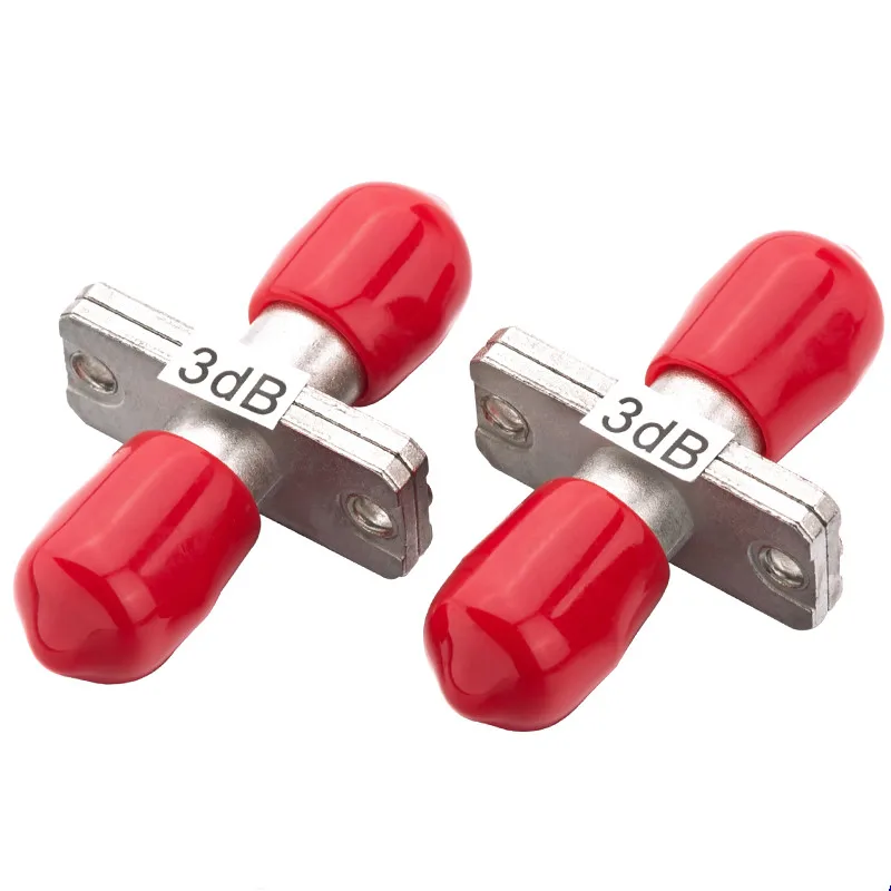 

10Pcs 5dB ST Fixed Flange Fiber Attenuator,ST/UPC Optical Fixed Attenuator Fast Connector Fiber Coupler 1dB~15dB