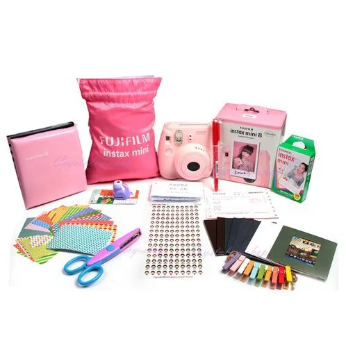 new pink set instax mini 8 instant polaroid 20 sheets new pink set instax mini 8 instant polaroid 20 sheets