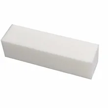 LCJ Лидер продаж 2 шт. белые наклеки для ногтей пилка блок педикюр Полировка маникюра шлифовальный лак