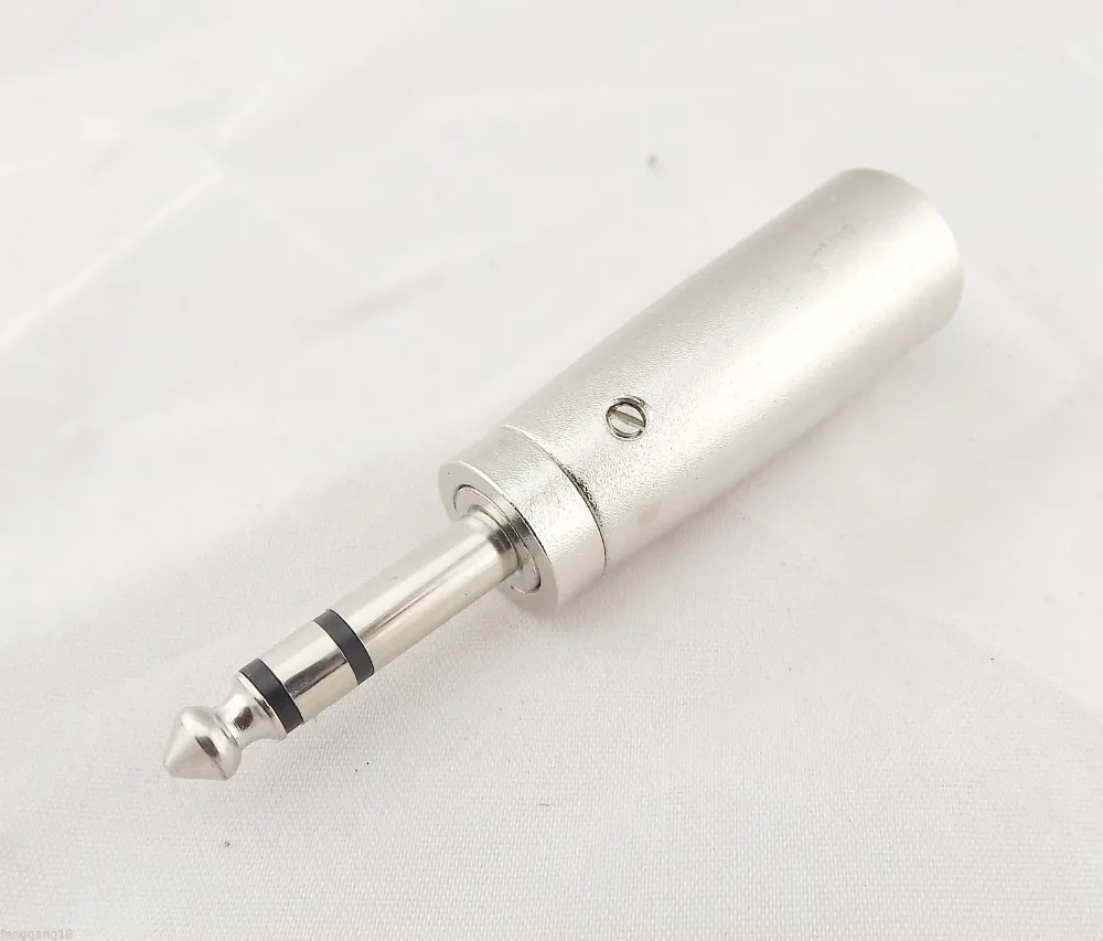 

10pcs 6.35mm 1/4" Stereo Male To XLR 3 Pin Male Plug Microphone Mic/AMP Audio Adapter