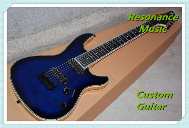 Best price at $513 Cheap Custom 24 Neck Through Mayones Regius 7 Strings Electric Guitar With Abalone Binding Custom Available