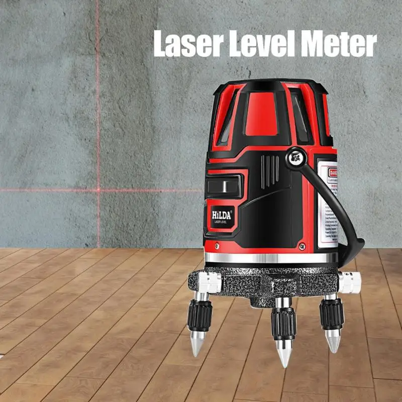 

12 Line Red Beam Infrared Laser Level Meter Self-leveling Level Instrument Working Distance 30cm