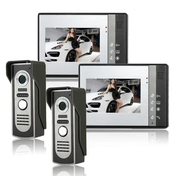 

Wired Video Door Phone Home Security System Intercom Doorbell Kit Camera Video Intercom With Lock Function