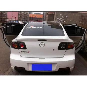 

For Mazda 3 Spoiler High Quality ABS Material Car Rear Wing Primer Color Rear Spoiler For Mazda 3 Mazda3 Spoiler 2008-2013