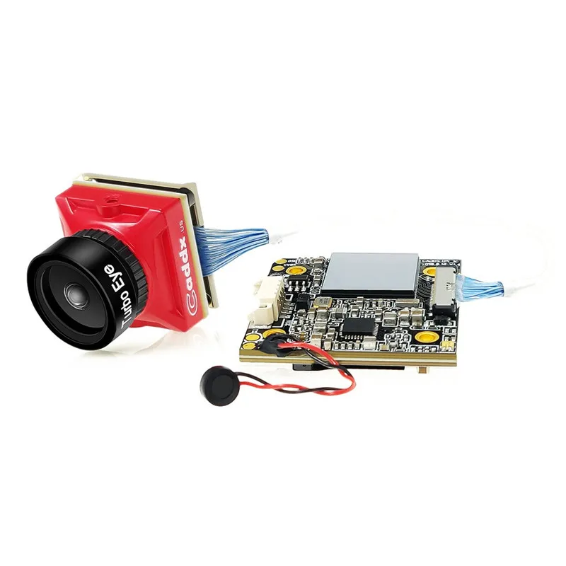 

Caddx Turtle V2 800TVL 1.8mm 1080p 60fps NTSC/PAL Switchable Mini HD FPV Camera w/ DVR Red For Drone Spare Parts