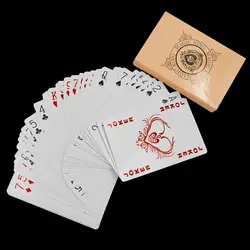 Легко читаемый тонкий стандартный размер игральные карты магические игральные карты покер волшебный трюк шутка игрушка легко играть для