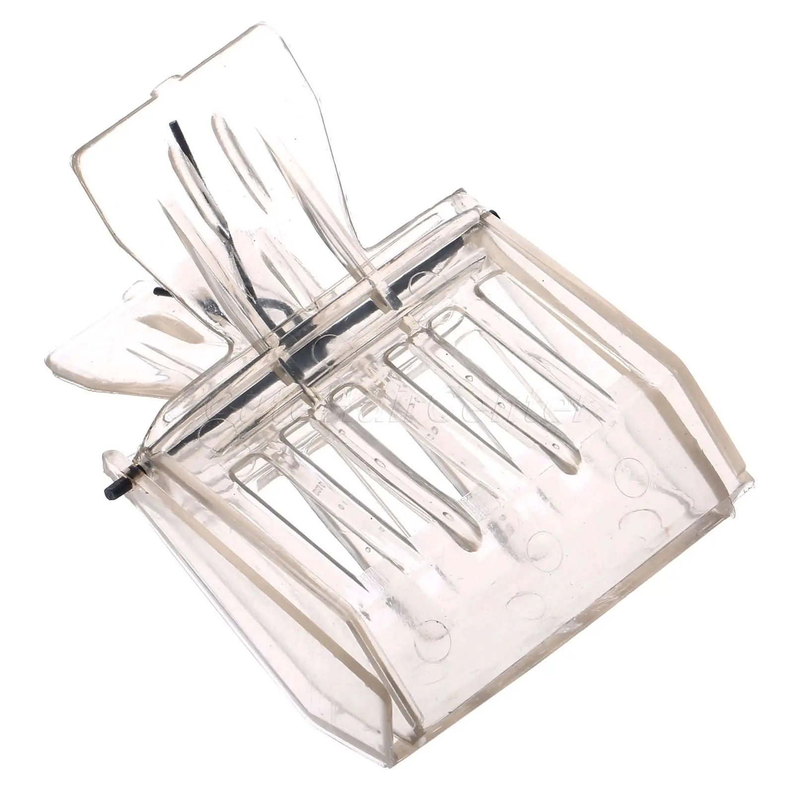5x Plastic Hair Clip Queen Cage Bee Catcher Catch Light Beekeeper Tool
