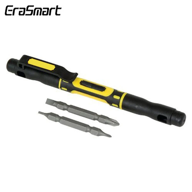 

Alloy Stanley 4-in-1 Pocket Screwdriver 66-344 with Two Double-Ended Bit Tools