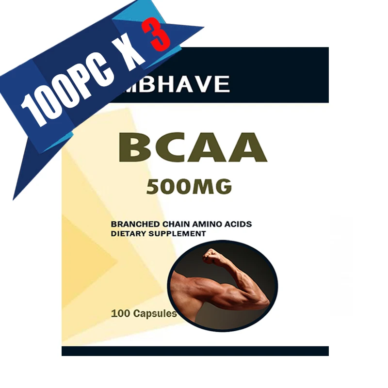3 bottles BCAA 2 1 1 High Quality Branch Chain Amino Multi function