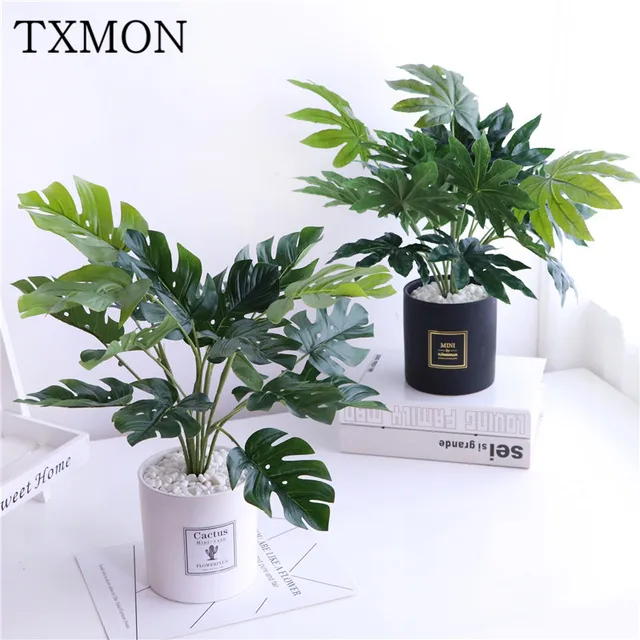 Simulation European Green Plant Decoration Living Room Large Floor Simulation European Green Plant Decoration Living Room Large Floor Potted Home Indoor Fake Bonsai Very Simple