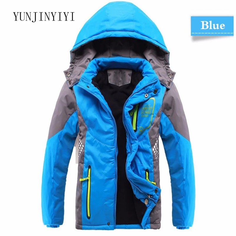 

Children's warm jacket sports children's clothing waterproof and windproof thickening boy cotton coat autumn and winter