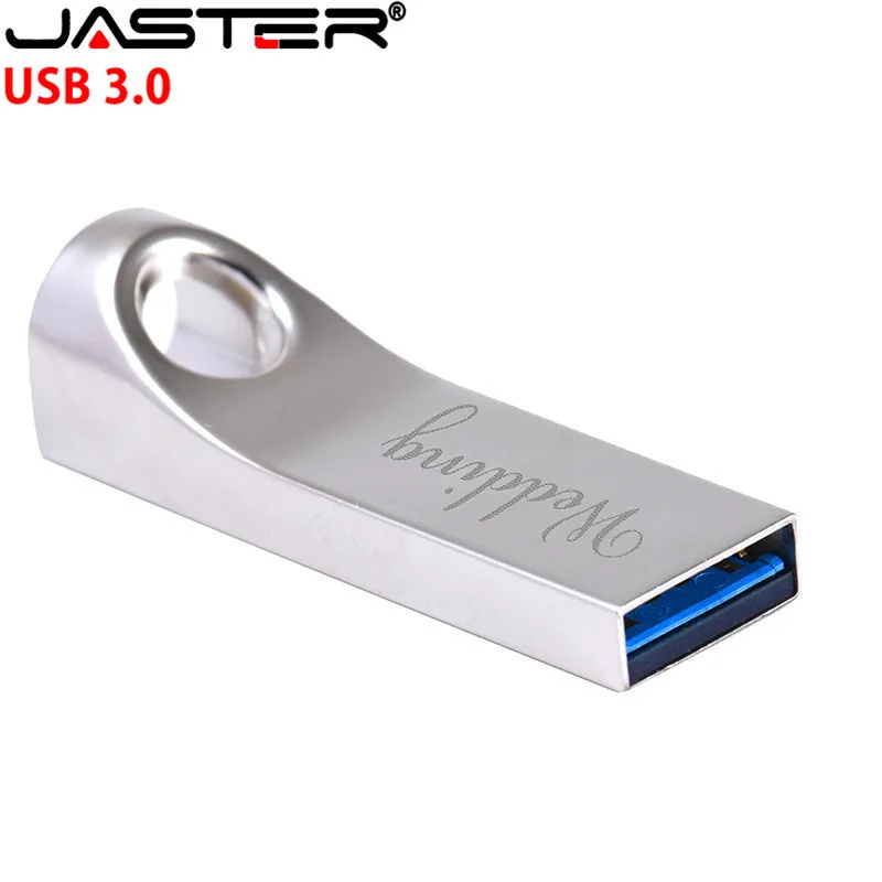 

JASTER USB 3.0 Pendrive High Speed Stick Metal USB Flash Drive Flash 4GB 16GB 32GB 64GB Real Capacity Pen Drive Customized LOGO