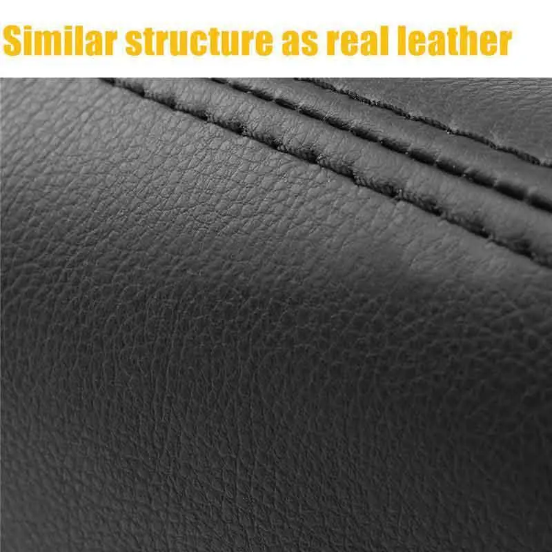 1pcs  Black Car Center Console Lid Armrest Cover Leather for Chevy Tahoe G-M-C Sierra