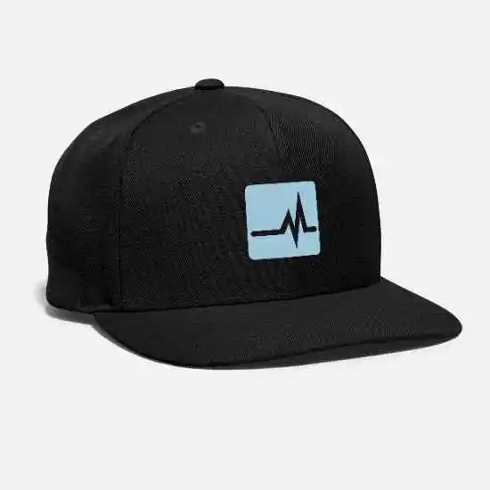 

Heartbeat or Equalizer wave Customized Embroidered Acid House raver tunes music DJ deejay party Unisex Adjustable Snapback Cap