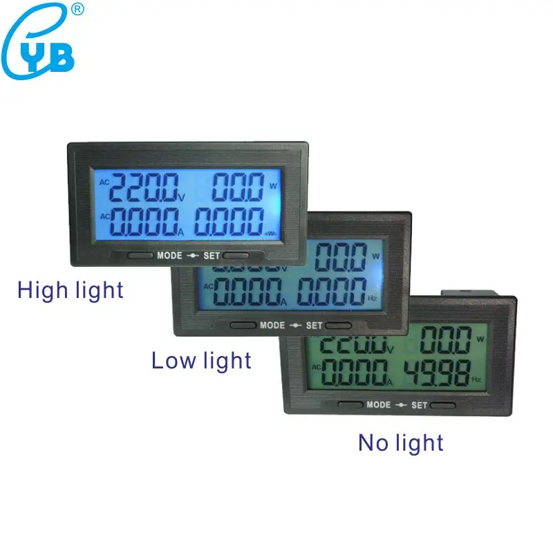 YB5140DM-Z Digitalanzeige 100A 130-00V AC Amperemeter Voltmeter Messer 
