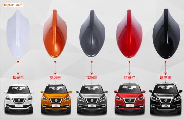 Декоративная антенна Акулий плавник с краской и радиоантенной для Nissan Kicks 2017