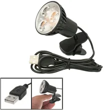 Светильник USB, супер яркий светодиодный светильник с 3 портами для ноутбука, ноутбука, черного цвета