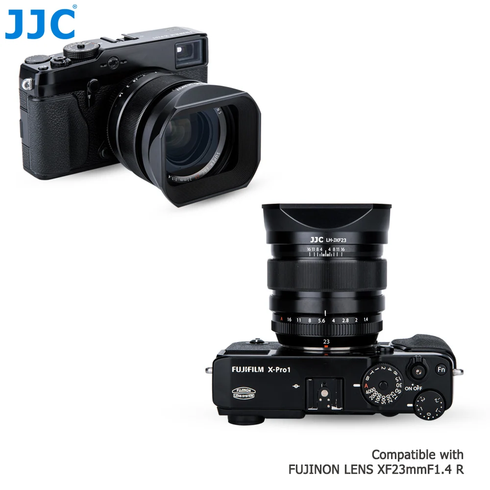 Бленда Объектива Камеры JJC для объектива FUJINON XF 23 мм F1.4 R/XF 56 мм F1.2 R/XF 56 мм F1.2 R APD заменяет LH-XF23 для Fujifilm X-Pro1/XM1