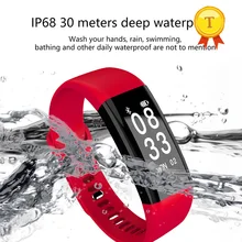 IP68 водонепроницаемый трекер физической активности Браслеты умные часы с определением группы крови, измеряет Давление монитор сердечного ритма Bluetooth 4,0 Wirstband для ios и android