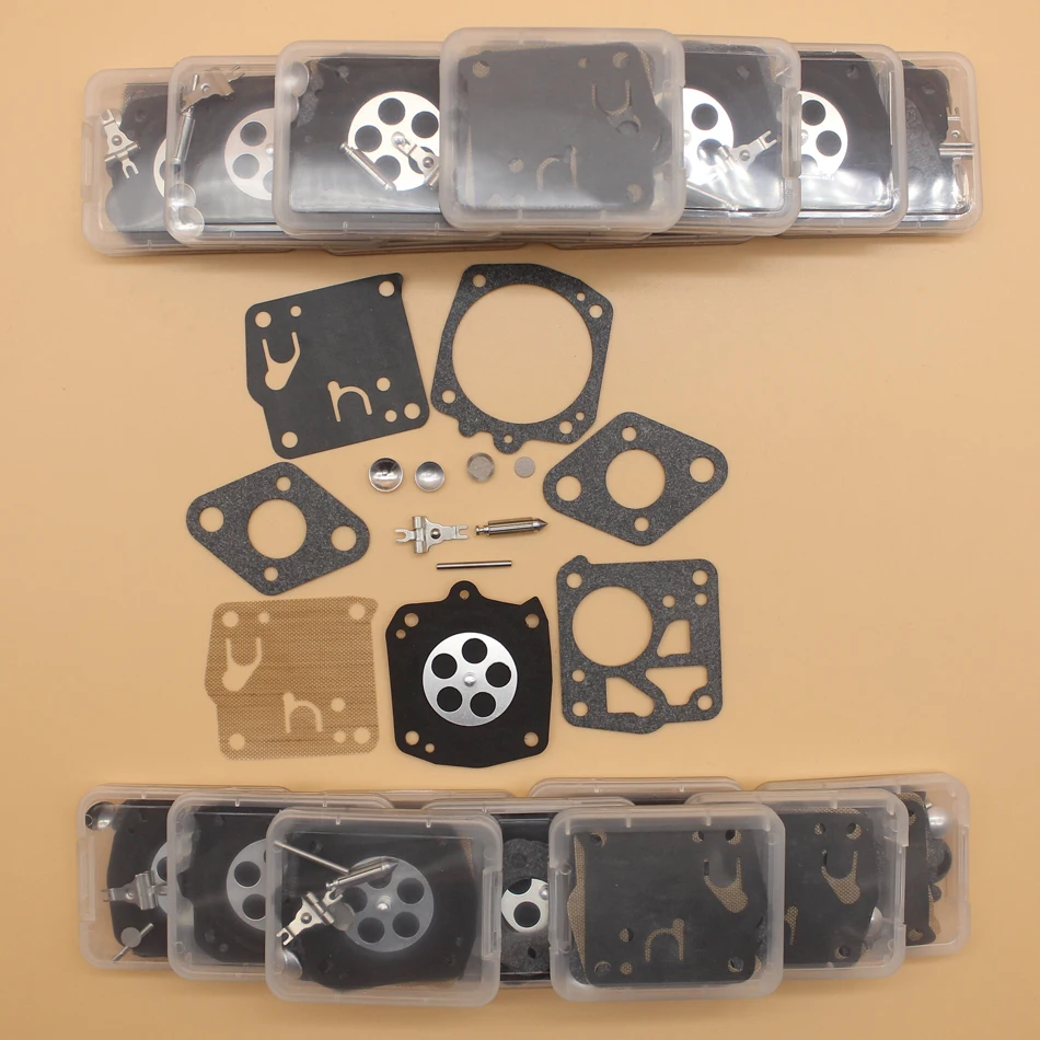 K Carburatore 20 Pz Per HUSQVARNA 61 165 265RX 266 268 181 281 272XP 2100 Jonsered 625 630 670 920 930 2094 Tillotson RK-23HS - Foto 2