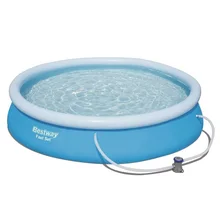 Быстрый набор круглый надувной выше круглый земли открытый дети бассейн, синий YS-41
