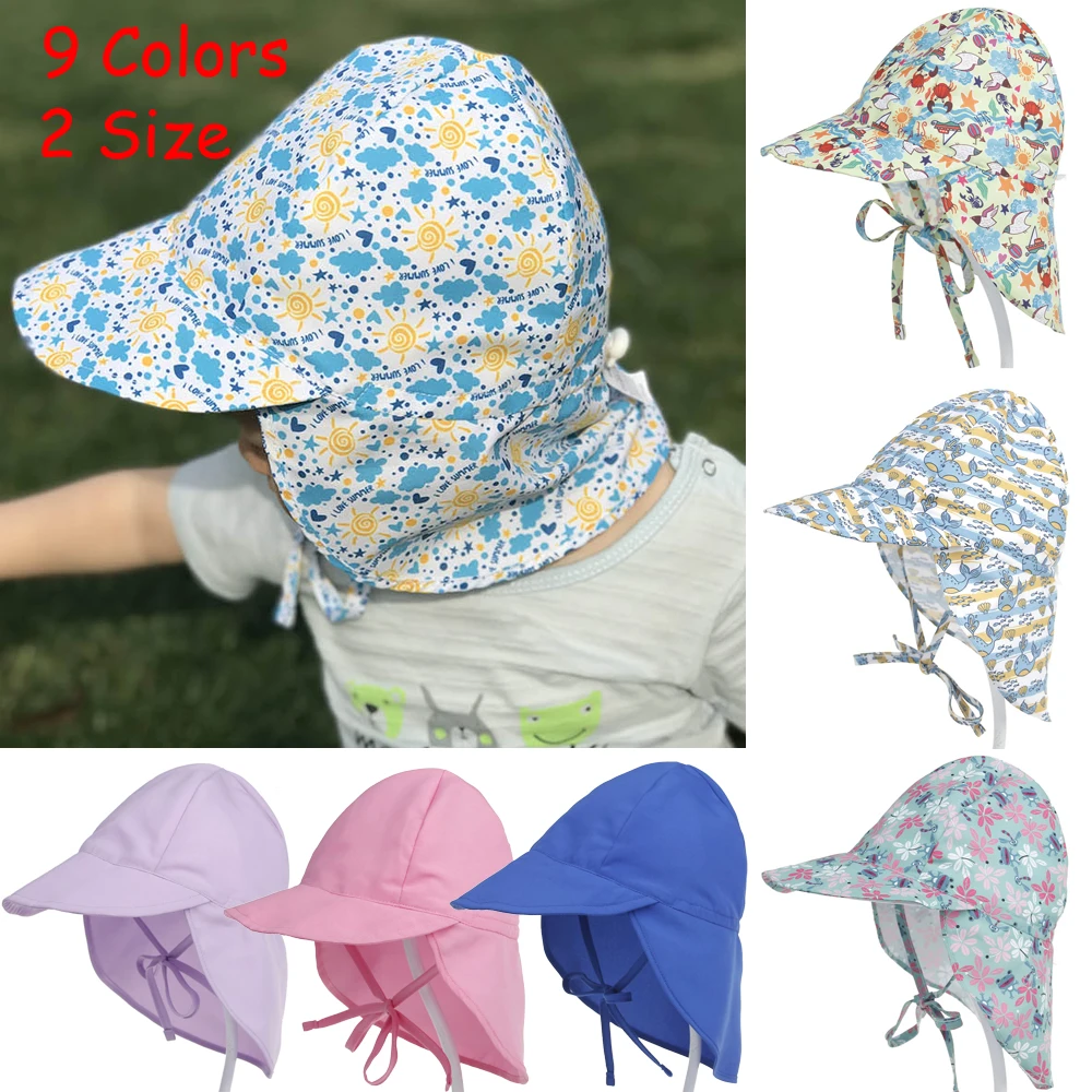 UPF50+ защита от ультрафиолета, от солнца, дышащие шляпы для маленьких мальчиков и девочек, Панамка унисекс, летние шляпы для новорожденных, Bebe, солнцезащитные шапки