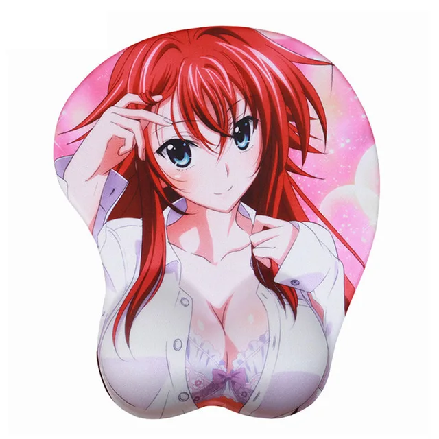FFFAS Anime 3D Mouse Pad Wrist Rest Soft Silica Gel Large Breast Sexy Hip Mice Mat PC China Indoorsman Friend Gift Goddess Cheap - Цвет: Model C