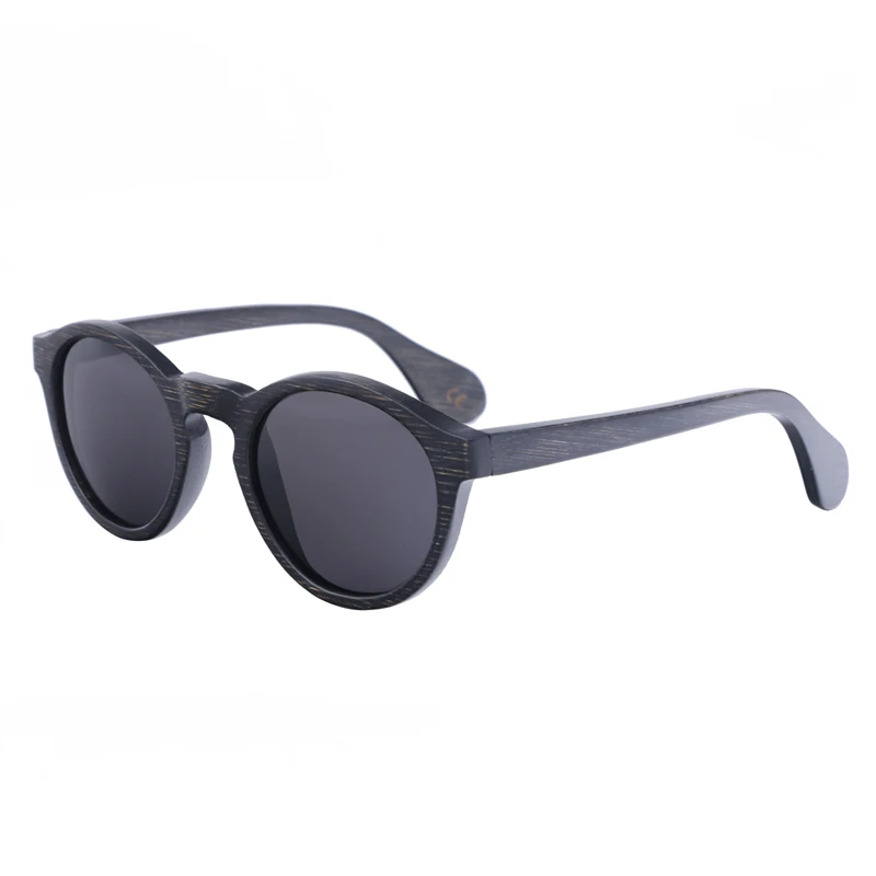 grey lens BerWer Новинка бамбуковые деревянные солнцезащитные очки поляризованные ручной работы бамбуковые женские солнечные очки мужские Gafas Oculos - Цвет линз: grey lens