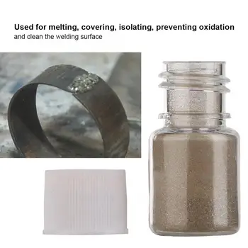 

10g Silver Brazing Powder Resistant to Low Temperature Soldering Paste Jewelry Making Processing Weld Melt flux for Jewelers