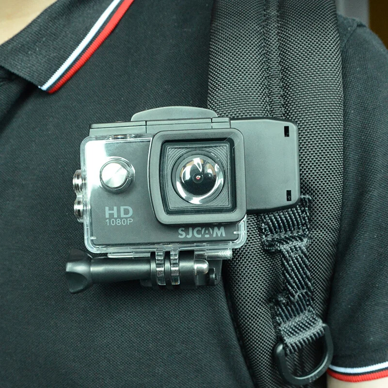 Аксессуары для экшн-камеры Gopro 6 360 градусов вращение рюкзак зажим для спортивной экшн-камеры Go pro Hero 5 4 3+ 3 2 крепление для спортивной экшн-камеры Xiaomi Yi SJCAM SJ4000 eken H9