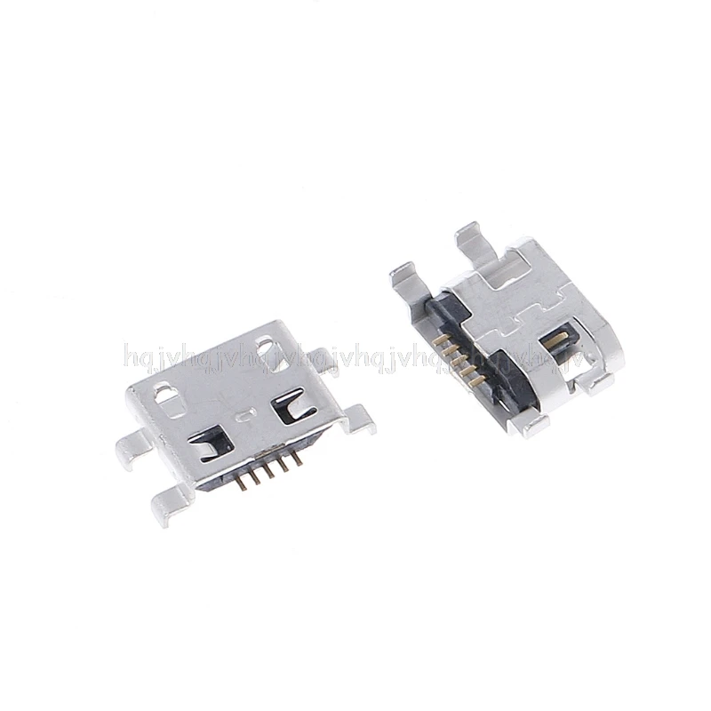 

10 Pcs Type B Micro USB 5 Pin Female Charger Mount Jack Connector Port Socket JUL04