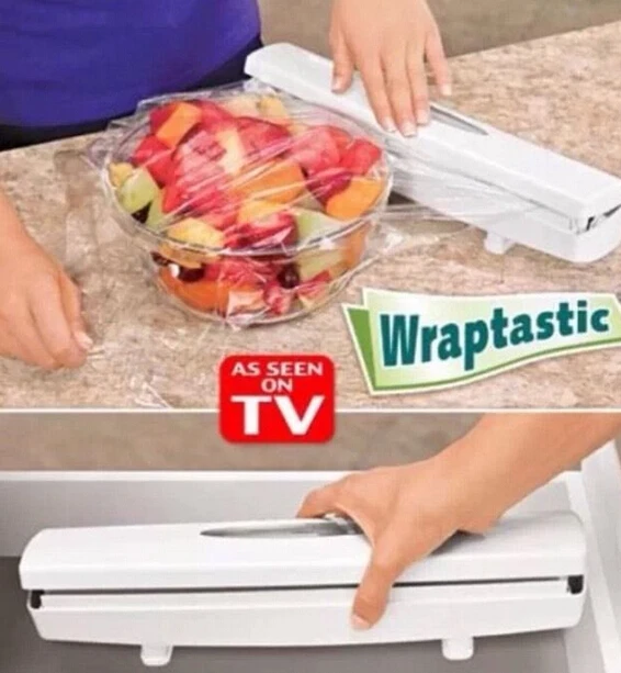 Hot Novelty Kitchen gadget As Seen On TV Plastic Food Wrap Dispenser
