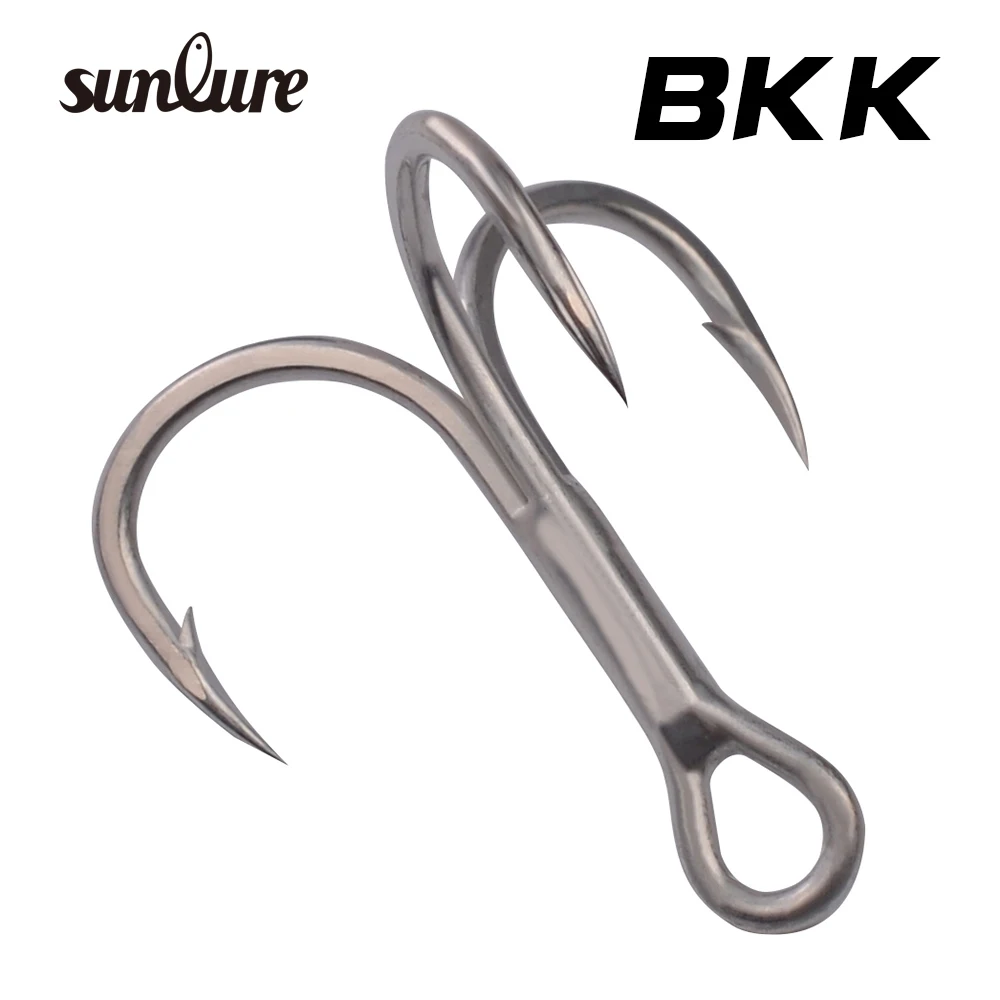 20pc/Box Super Sharp BKK Anchor Hook Treble Fishing Hooks 2/4/6/8/10