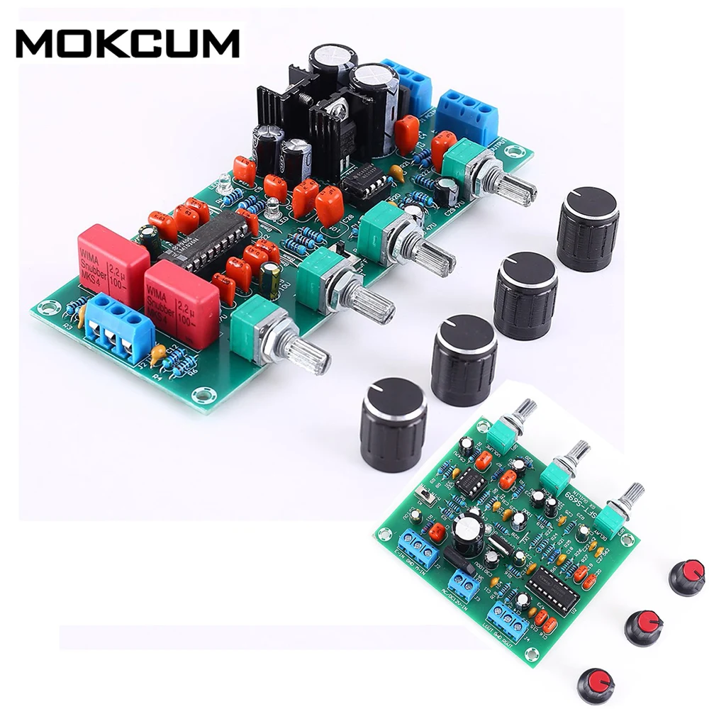 

LM1036 NE5532 Stereo Preamp Preamplifier Tone Board Audio Amplifier ETK3699 Digital Kara OK Microphone Amplifier Preamp Board