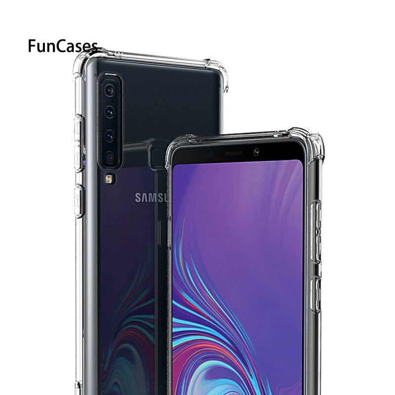Прозрачные телефонные чехлы для samsung S10 Lite плюс A750 A7 2018 A9S A6S чехол мягкий Galaxy S8 S9 A8 A6