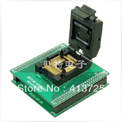 

Ucos QFP100 SmartPRO X5/X8 adapter adapter block, ZY510A block burning test,