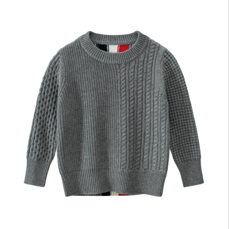 Children Sweater Cotton Twisted Knit sweater Kids Boys Sweaters Casual Baby Knitwear Sweater Autumn Winter Kids Pullover