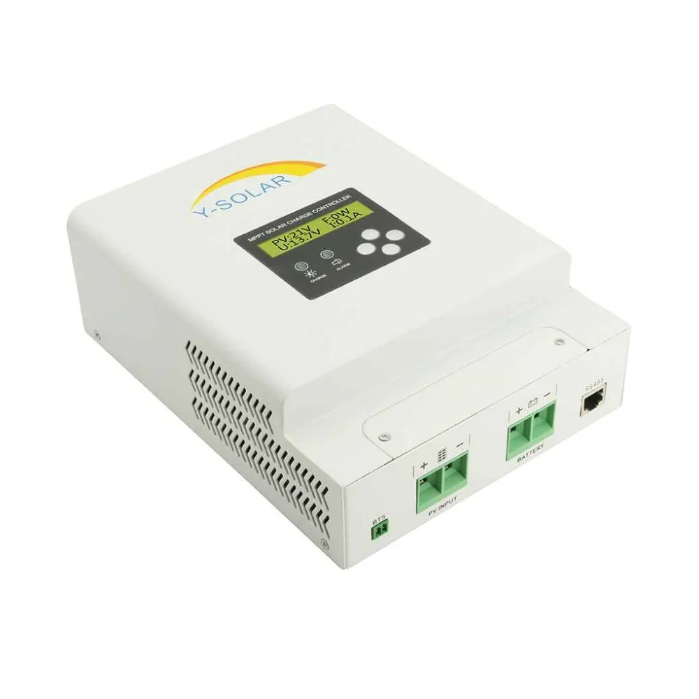 

60A MPPT Solar Charge Controller Solar Panel Battery Regulator Dual Fan Cooling Smart Auto Intelligent Charging Controller