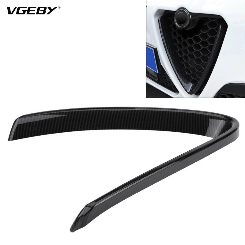 

Car Front Grill Protective Frame Cover Trim for Alfa Romeo Giulia 2016 2017 2018 Car Grill Trim Car Accessories