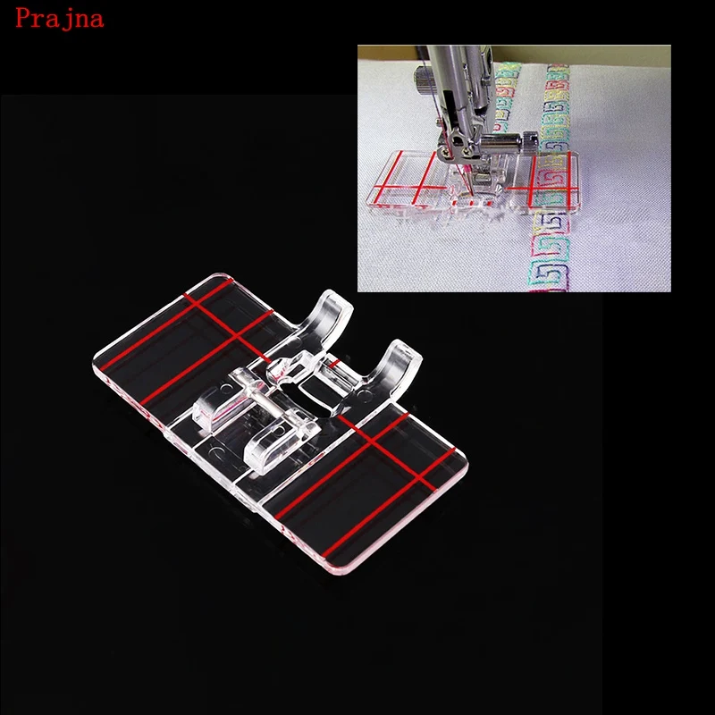 

Prajna Pressure Foot Parallel Sewing Machine Straight Seam Stitching Presser Foots Cloth Stitching Home Multi-function RJ-605