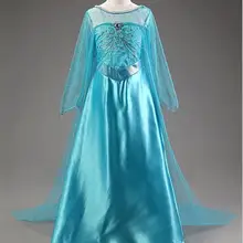 Шикарное вечернее платье для выпускного вечера для маленьких девочек нарядное платье принцессы косплей костюм для рождественской вечеринки для детей Одежда для девочек