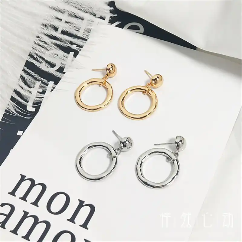 Женские серьги неправильной геометрической формы в простом стиле 4ED288|earrings style|style