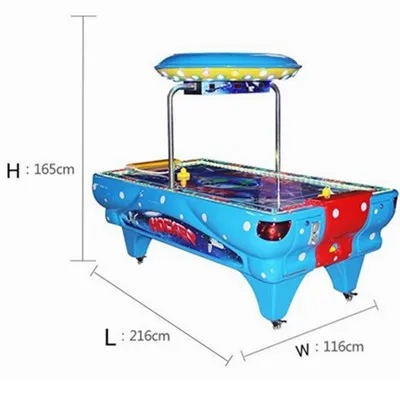 Indoor Game Room Amusement Device Coin Operated Arcade Game Machine Space Air Hockey Table
