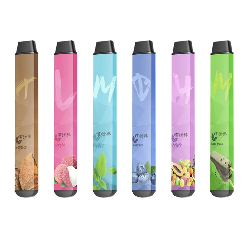 

300 Puffs Fruit Flavors Vapor Hookah Disposable Shisha Electronic Cigarette With 280mAh Vape Stick Pen