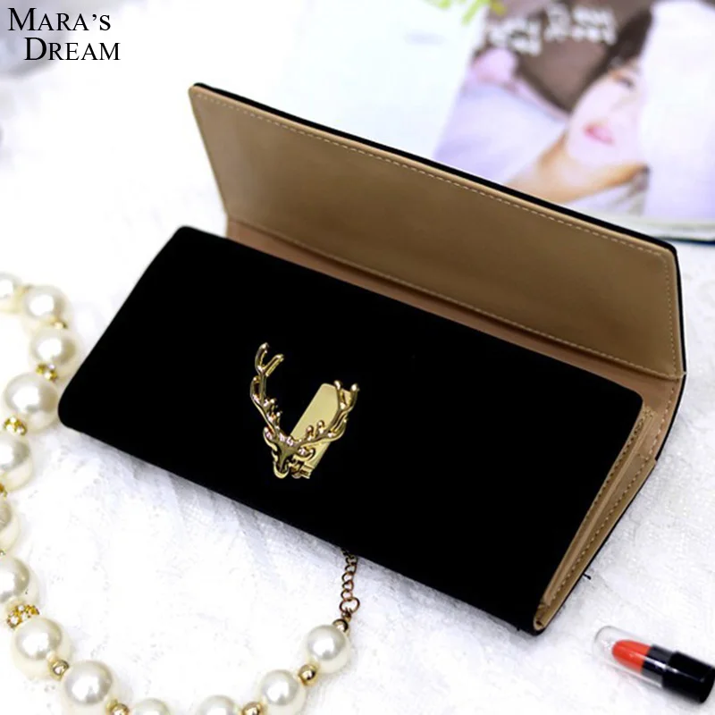 Mara's Dream 2018 Модный женский кошелек Женский длинный на молнии однотонный