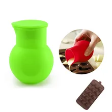 Pratique силиконовый шоколадный плавильный горшок соус lait de beurre de moule de cuisson verseur