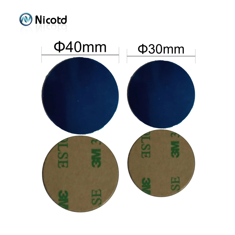 Nicotd Metal Plate disk iron sheet for Magnet Mobile Phone Holder For Magnetic Car Phone Stand holders (2)