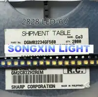 Led-hintergrundbeleuchtung Middle Power LED 0,5 W 3V 2828 Kühlen weiß 43LM GM2BC2ZF2GCM Lcd-hintergrundbeleuchtung für TV TV Anwendung