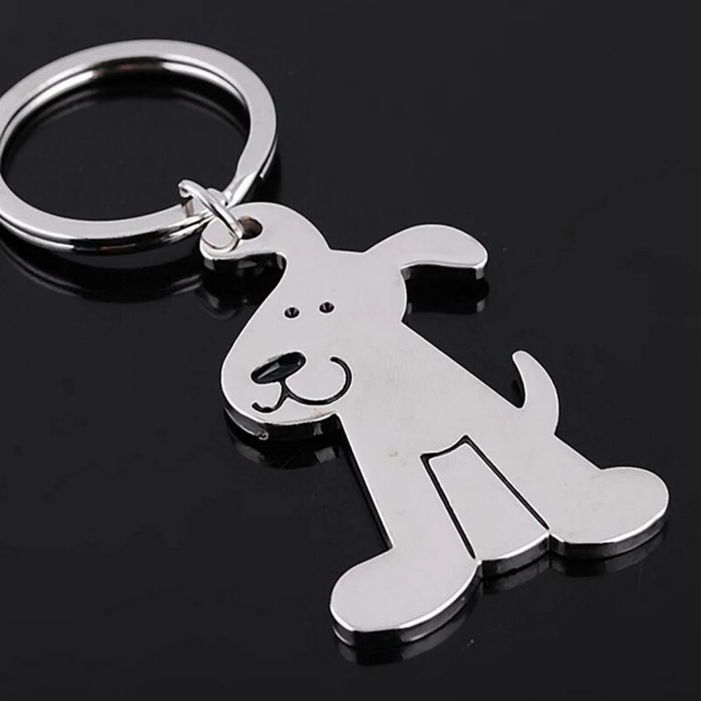 

1 Pcs Cute Dog Shaped Metal Key Chain Fashion Personality Car Keychain Keyring Key Holder Key Buckle Pocket Tools Lover Gifts