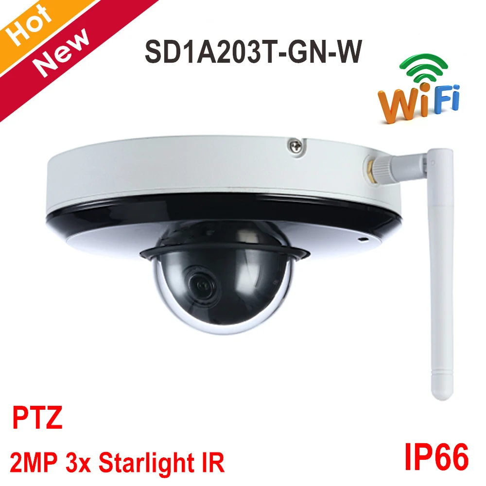 DH Wifi PTZ Camera SD1A203T GN W 2MP 3 x Starlight IR Network Camera STARVIS CMOS